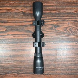 Center point 4x32 scope with mounts.